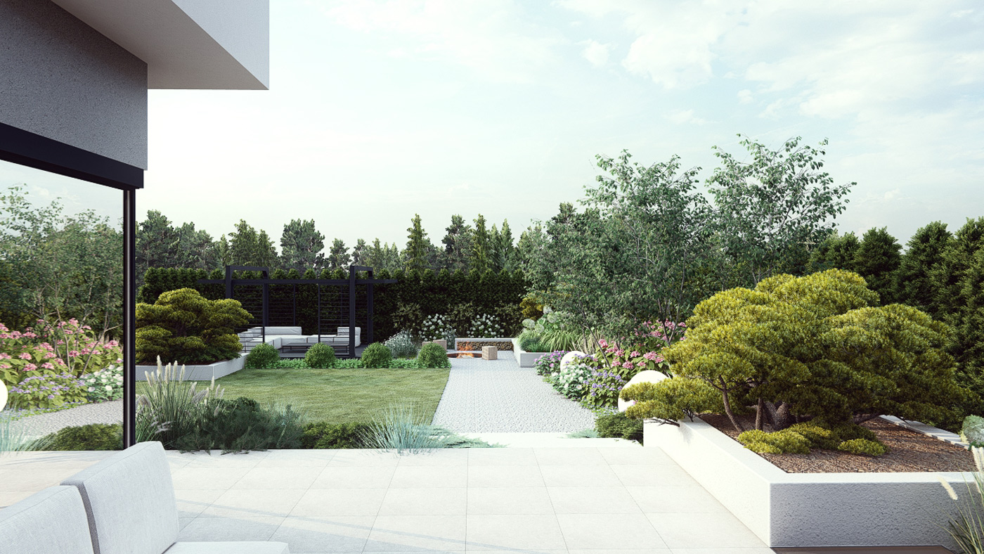 Ogród nowoczesny Szczecin